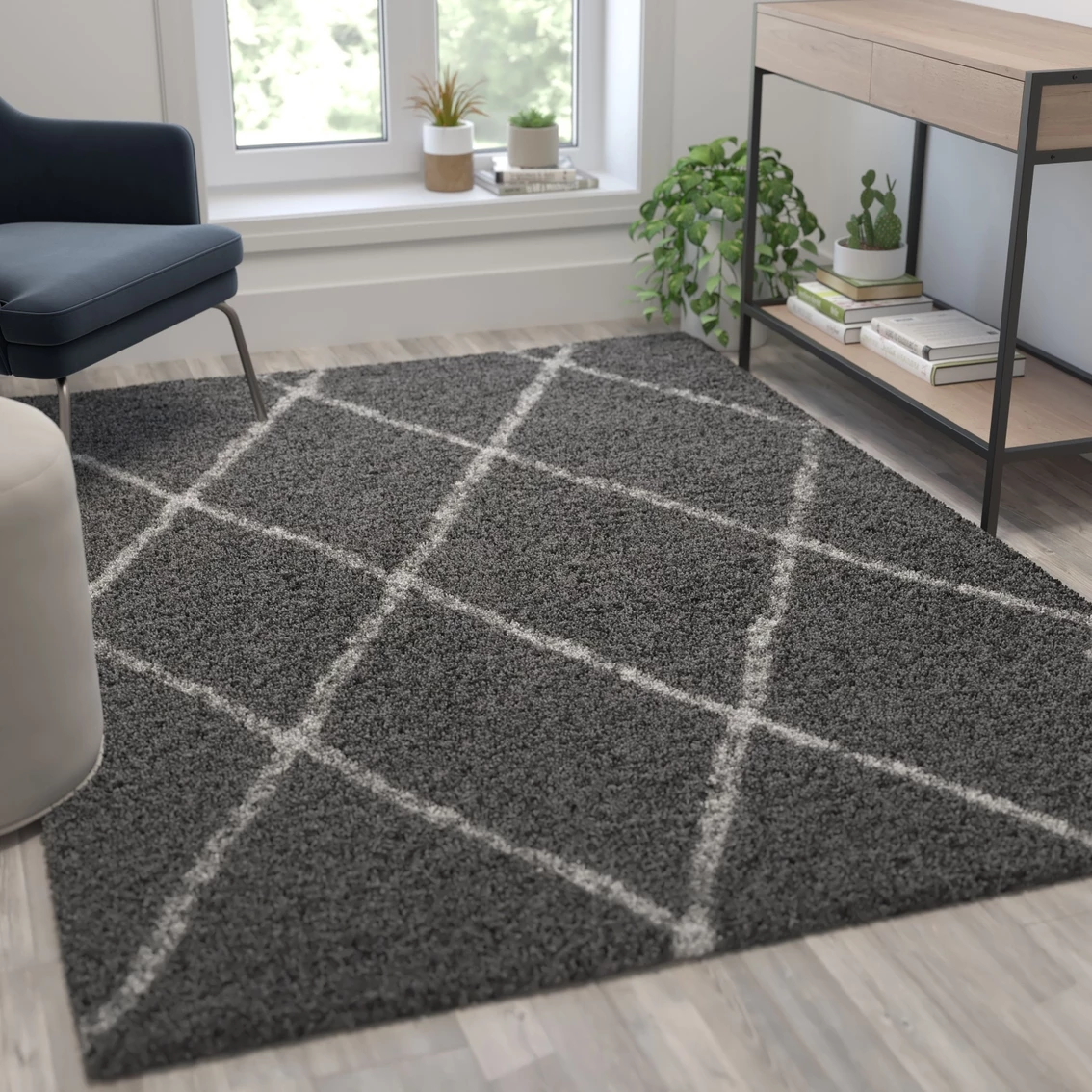 Best reviews of ???? Flash Furniture Shag Style Diamond Trellis Area Rug ???? 4 Best reviews of ???? Flash Furniture Shag Style Diamond Trellis Area Rug ???? - Image 2