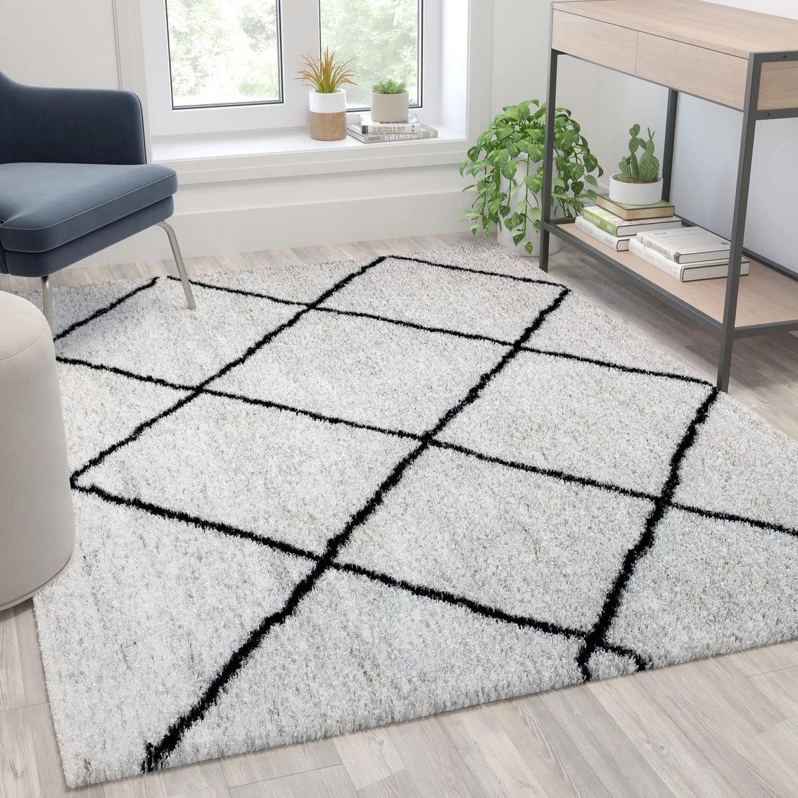 Best reviews of ???? Flash Furniture Shag Style Diamond Trellis Area Rug ???? 5 Best reviews of ???? Flash Furniture Shag Style Diamond Trellis Area Rug ???? - Image 3