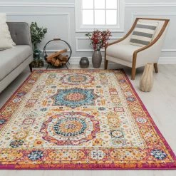 Cheap ✨ Rugs America Harper Winter Melon Abstract Vintage Area Rug 5 Ft. X 7 Ft. ???? -Mohawk Home Shop unnamed file 1036