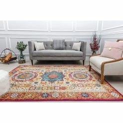 Cheap ✨ Rugs America Harper Winter Melon Abstract Vintage Area Rug 5 Ft. X 7 Ft. ???? -Mohawk Home Shop unnamed file 1037