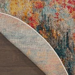 Discount ???? Nourison Celestial CES15 Multi 4 Ft. X Round Abstract Rug ???? -Mohawk Home Shop unnamed file 1080