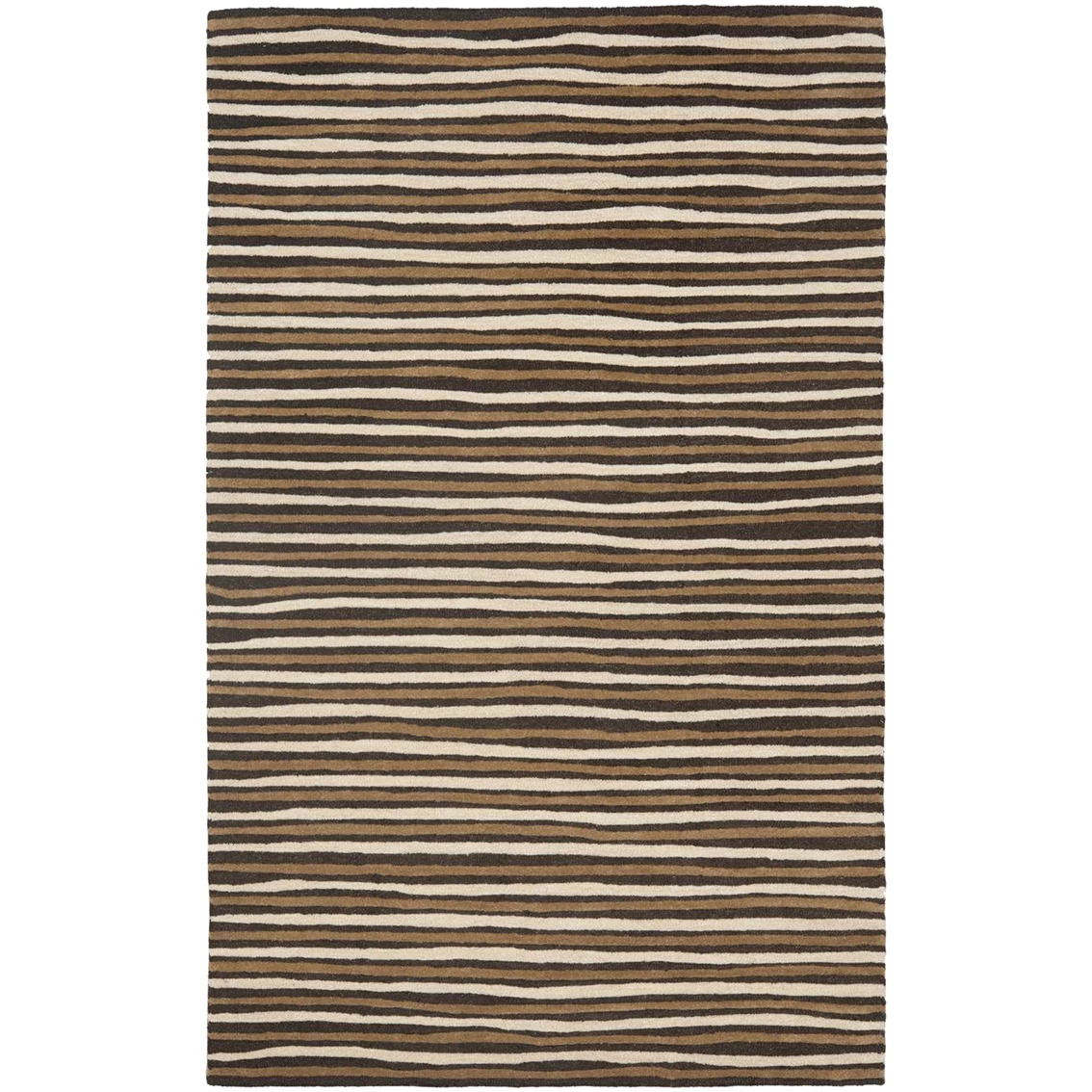 Discount ✔️ Martha Stewart Collection Hand Drawn Stripe Area Rug ✨ 4 Discount ✔️ Martha Stewart Collection Hand Drawn Stripe Area Rug ✨ - Image 2