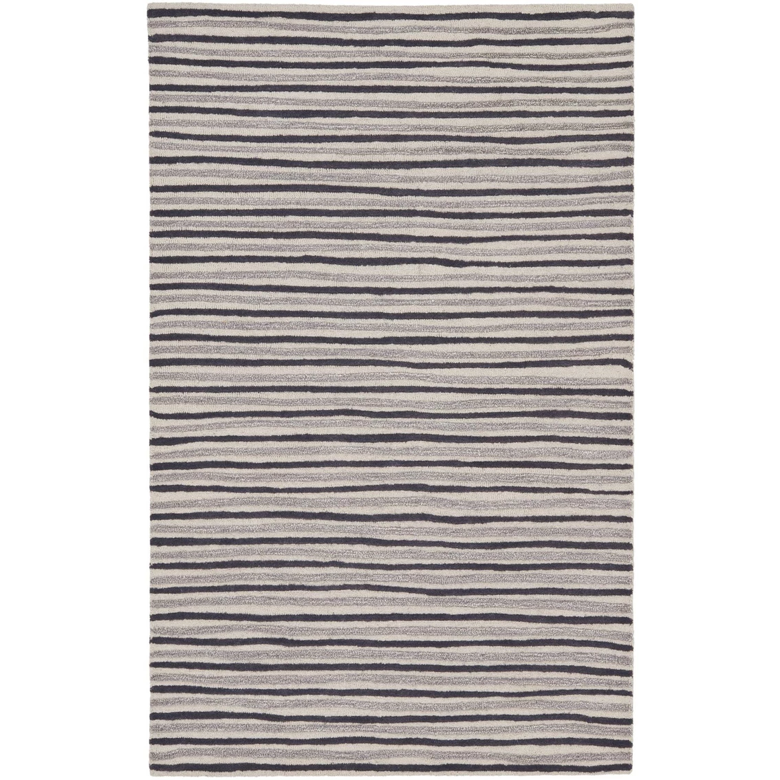 Discount ✔️ Martha Stewart Collection Hand Drawn Stripe Area Rug ✨ 5 Discount ✔️ Martha Stewart Collection Hand Drawn Stripe Area Rug ✨ - Image 3