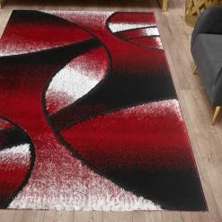 Promo ???? L'Baiet Maybelle Red Shag Area Rug ✔️ -Mohawk Home Shop unnamed file 1132