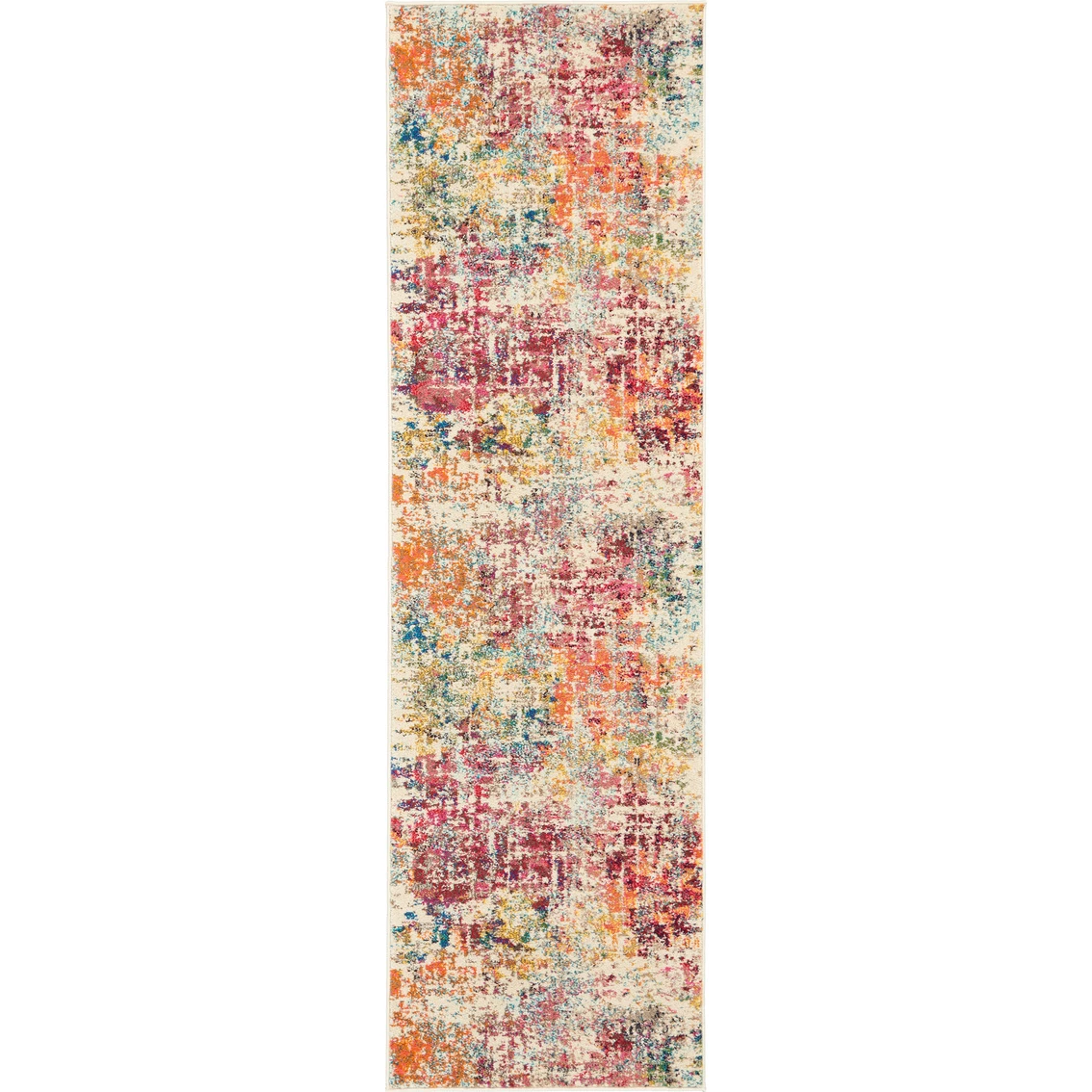 Budget ???? Nourison Celestial CES13 Abstract Runner Rug ???? 3 Budget ???? Nourison Celestial CES13 Abstract Runner Rug ????