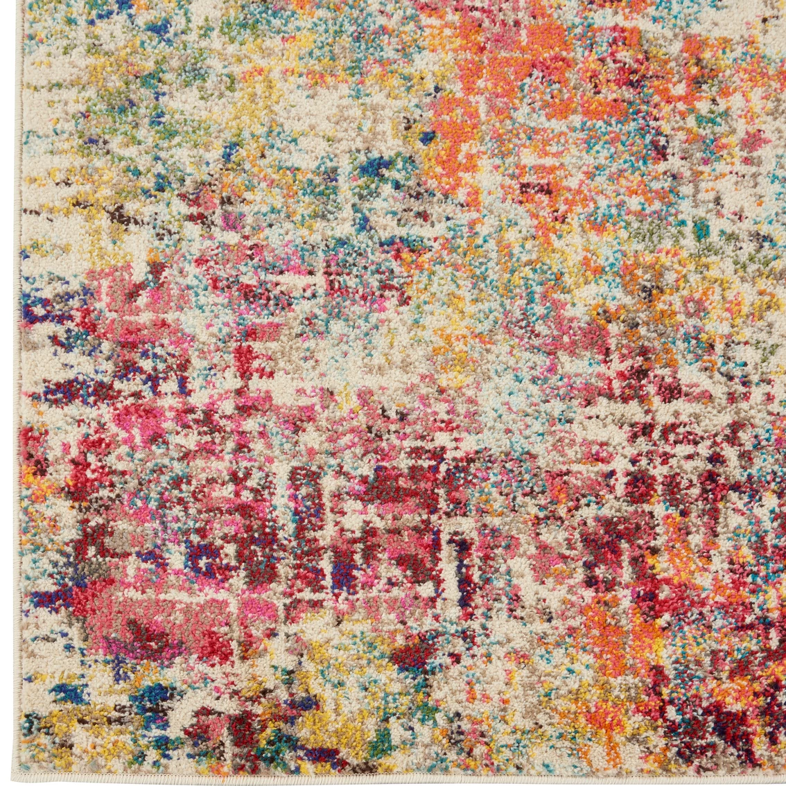 Budget ???? Nourison Celestial CES13 Abstract Runner Rug ???? 4 Budget ???? Nourison Celestial CES13 Abstract Runner Rug ???? - Image 2