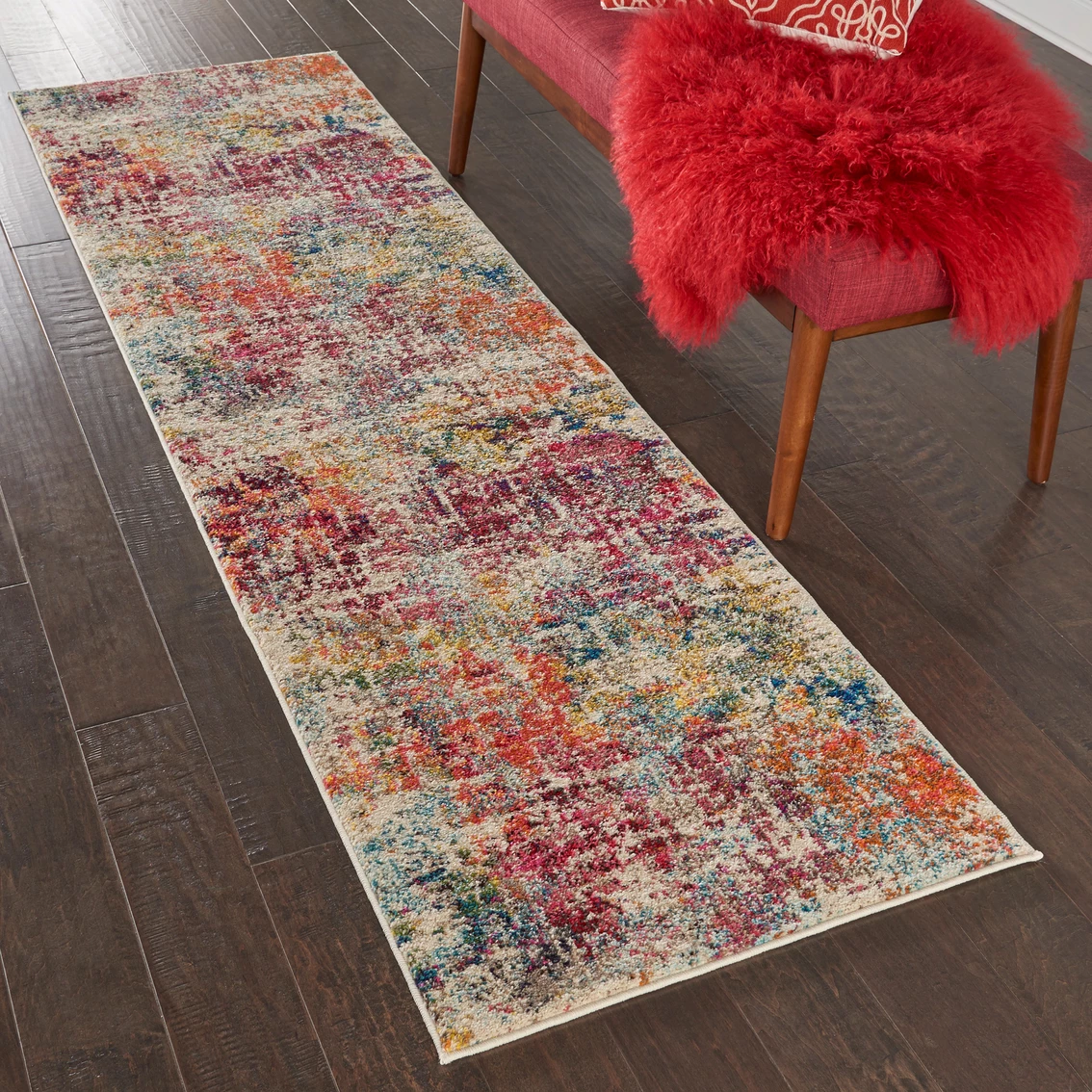 Budget ???? Nourison Celestial CES13 Abstract Runner Rug ???? 5 Budget ???? Nourison Celestial CES13 Abstract Runner Rug ???? - Image 3