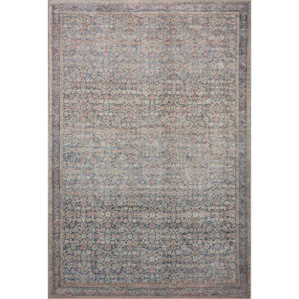 Discount ???? Loloi II Adrian Collection Denim/Multi Area Rug ???? 3 Discount ???? Loloi II Adrian Collection Denim/Multi Area Rug ????