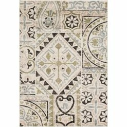 Hot Sale ???? L'Baiet Piper Green Aztec Rug ????