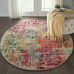 Coupon ???? Nourison Celestial CES13 Abstract Round Rug ???? -Mohawk Home Shop unnamed file 1214