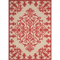 New ⭐ Nourison Aloha Medallion Indoor/Outdoor Rug ???? -Mohawk Home Shop unnamed file 1293