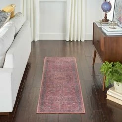 Best Sale ???? Nourison Nicole Curtis Washable Series 1 2 Ft. X 6 Ft. Bordered Rug ???? -Mohawk Home Shop unnamed file 1321