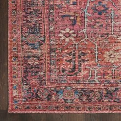 Best Sale ???? Nourison Nicole Curtis Washable Series 1 2 Ft. X 6 Ft. Bordered Rug ???? -Mohawk Home Shop unnamed file 1322