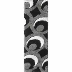 Best Sale ???? L'Baiet Ruby Grey Shag Runner Rug ????