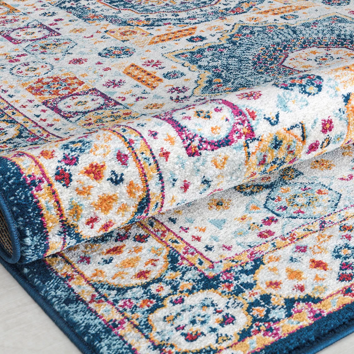 Best Pirce ???? Rugs America Harper Hidden Sapphire Abstract Vintage Area Rug ???? 7 Best Pirce ???? Rugs America Harper Hidden Sapphire Abstract Vintage Area Rug ???? - Image 5