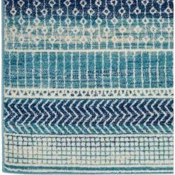 Wholesale ???? Nourison Passion PSN26 Navy Blue 2 Ft. 2 In. X 7 Ft. 6 In. Tribal Rug ⌛ -Mohawk Home Shop unnamed file 1417