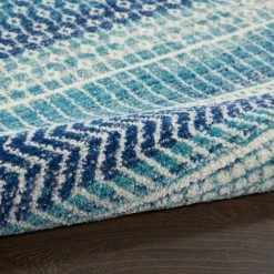 Wholesale ???? Nourison Passion PSN26 Navy Blue 2 Ft. 2 In. X 7 Ft. 6 In. Tribal Rug ⌛ -Mohawk Home Shop unnamed file 1420