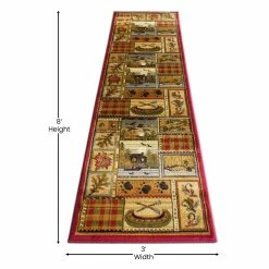 Top 10 ???? Flash Furniture Gaylord Collection Wilderness Area Rug With Jute Backing For Indoor Use ???? -Mohawk Home Shop unnamed file 1577