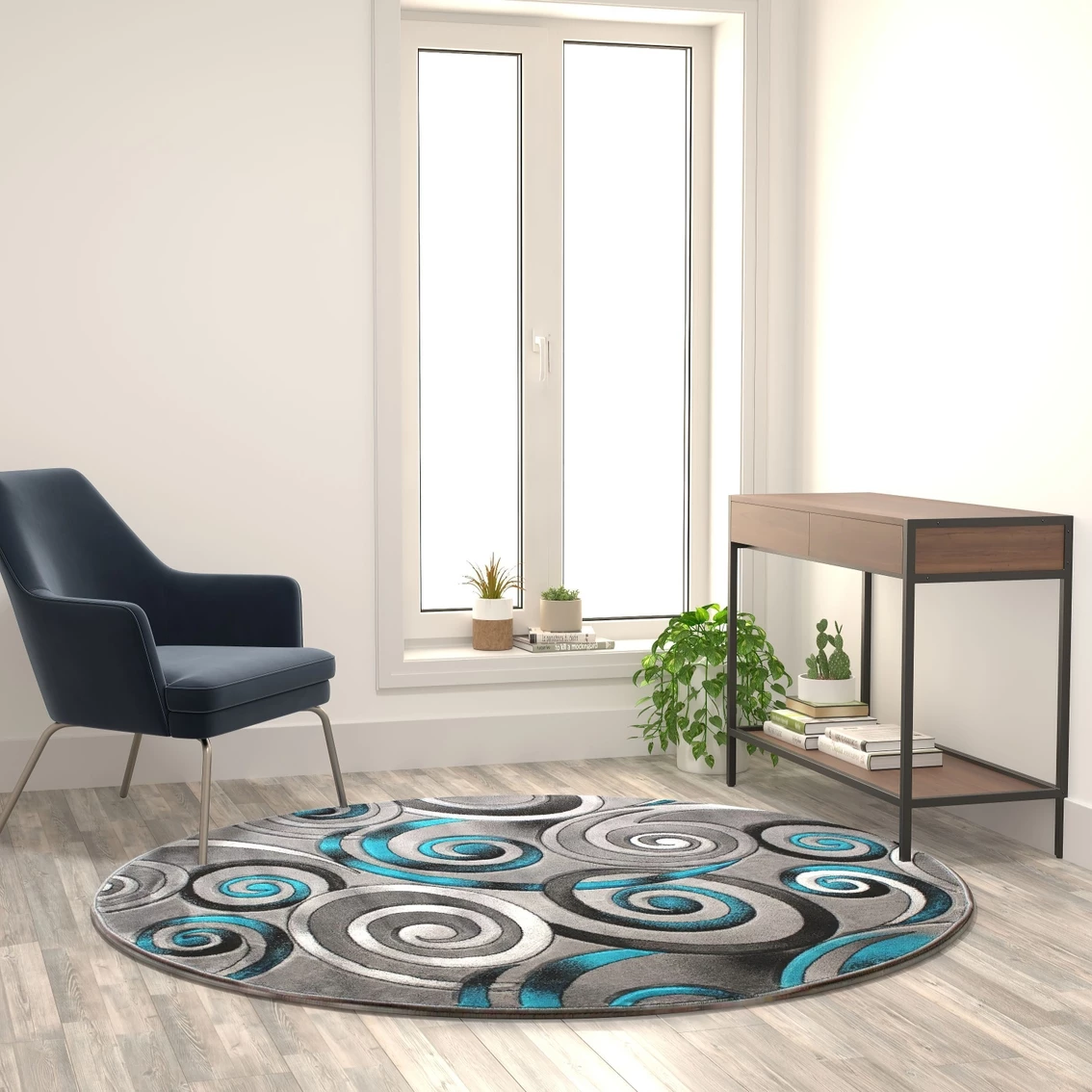 Discount ⌛ Flash Furniture Masie Collection Swirl Olefin Area Rug With Jute Backing - Entryway, Living Room, Bedroom ⭐ 3 Discount ⌛ Flash Furniture Masie Collection Swirl Olefin Area Rug With Jute Backing - Entryway, Living Room, Bedroom ⭐