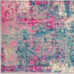 Cheapest ✨ Nourison Passion PSN36 Ivory/Multi 2 Ft. 2 In. X 7 Ft. 6 In. Abstract Rug ???? -Mohawk Home Shop unnamed file 1642