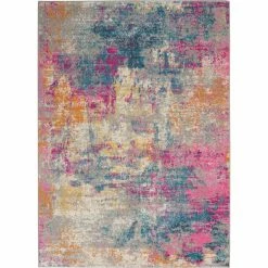 Coupon ???? Nourison Passion 5 Ft. 3 In. X 7 Ft. 3 In. Abstract Art Rug ????