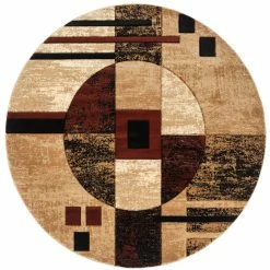 Flash Sale ???? United Weavers Bristol Zine 7 Ft. 10 In. Round Rug ???? -Mohawk Home Shop unnamed file 1776