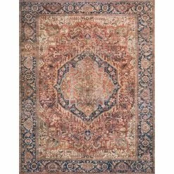 Deals ⌛ Loloi Layla Printed Persian Style Rug, Red / Blue ????