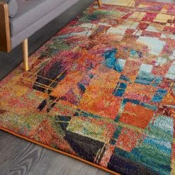 Cheapest ✔️ Nourison Celestial CES06 STGLS 5 Ft. 3 In. X 7 Ft. 3 In. Abstract Rug ⌛ -Mohawk Home Shop unnamed file 1902