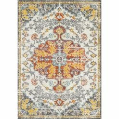 Coupon ???? L'Baiet Freya Yellow Oriental Rug ✨