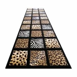 Cheapest ⭐ Flash Furniture Menagerie Collection Modern Animal Print Olefin Area Rug With Cheetah, Leopard, Zebra And Giraffe Design Raised Squares ???? -Mohawk Home Shop unnamed file 2070