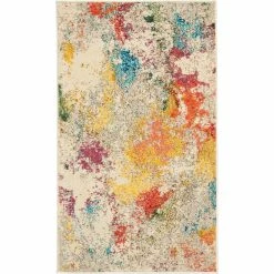 Hot Sale ???? Nourison Celestial CES12 IVMTC 5 Ft. 3 In. X 7 Ft. 3 In. Abstract Rug ????