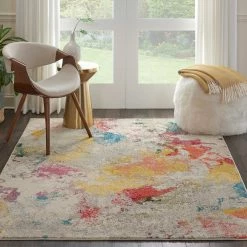 Hot Sale ???? Nourison Celestial CES12 IVMTC 5 Ft. 3 In. X 7 Ft. 3 In. Abstract Rug ???? -Mohawk Home Shop unnamed file 2200
