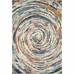 Best Pirce ???? Kaleen Dasha Collection Multicolored Rectangle Residential Indoor Area Rug ⭐