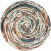 Best Sale ???? Kaleen Dasha Collection Round Residential Indoor Area Rug ???? -Mohawk Home Shop unnamed file 2227
