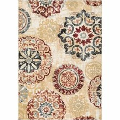 Mohawk Home Shop 31 Best deal ???? L'Baiet Brielle Mid Century Rug ????