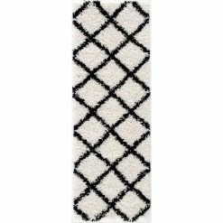 Best deal ⭐ L'Baiet Halle White Shag Rug ❤️ -Mohawk Home Shop unnamed file 2356