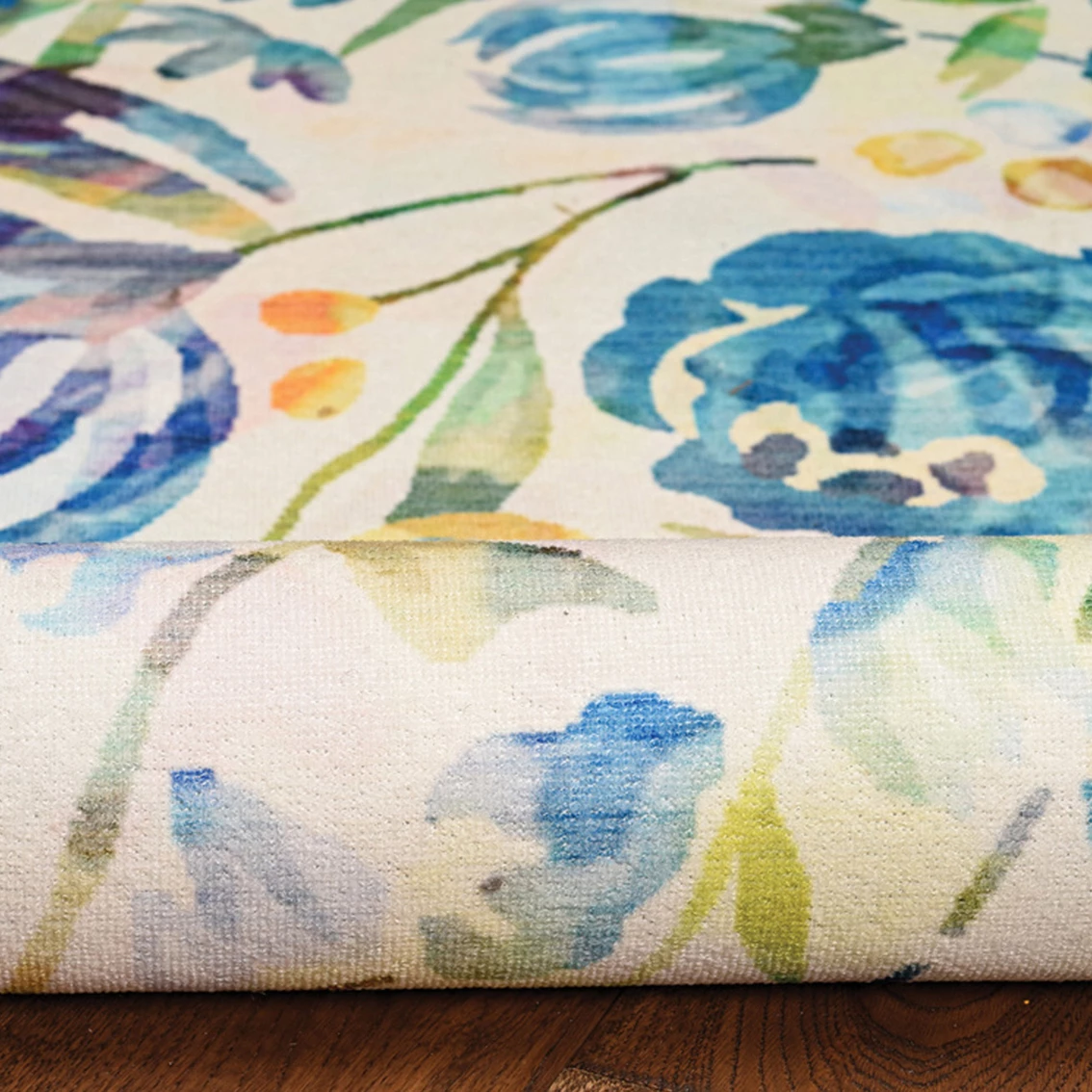 Cheap ???? Linon Washable Rug Ellis Ivory/Blue ???? 6 Cheap ???? Linon Washable Rug Ellis Ivory/Blue ???? - Image 4