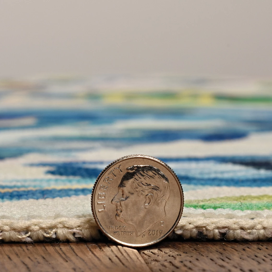 Cheap ???? Linon Washable Rug Ellis Ivory/Blue ???? 7 Cheap ???? Linon Washable Rug Ellis Ivory/Blue ???? - Image 5