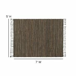 Best deal ???? Flash Furniture Handwoven Jute And Cotton Blend Area Rug With Braided Tassels In Jute ???? -Mohawk Home Shop unnamed file 2562