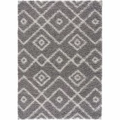 New ✨ L'Baiet Myra Grey Shag Rug ⭐