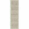 New ???? Nourison Passion PSN40 Ivory Gray 2 Ft. 2 In. X 7 Ft. 6 In. Geometric Rug ???? -Mohawk Home Shop unnamed file 2675