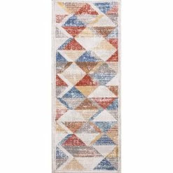 Promo ???? Kaleen Kent Collection Multi Colored Rug Runner ⌛