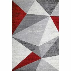 Top 10 ✨ L'Baiet Yaritza Red Geometric Area Rug ????