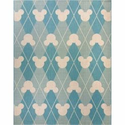 Buy ⭐ Disney Mickey Mouse Argyle Outdoor Rug ❤️ -Mohawk Home Shop unnamed file 283