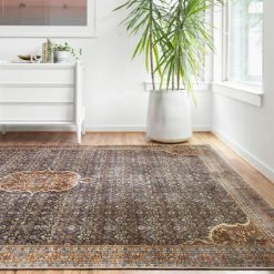Buy ???? Loloi Layla Printed Blue & Spice Persian Style Rug ???? -Mohawk Home Shop unnamed file 2851