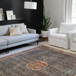 Buy ???? Loloi Layla Printed Blue & Spice Persian Style Rug ???? -Mohawk Home Shop unnamed file 2856