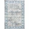 Flash Sale ⌛ Rizzy Home Bristol Blue Border Area Rug ????