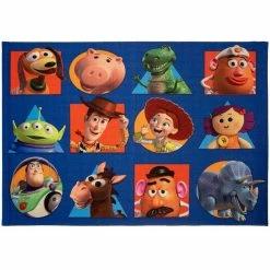 Best Pirce ⭐ Disney-Pixar Toy Story 4 Squares 54 X 78 Area Rug ⭐