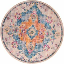 Top 10 ???? United Weavers Abigail Mireya 7 Ft. 10 In. Round Rug ⭐