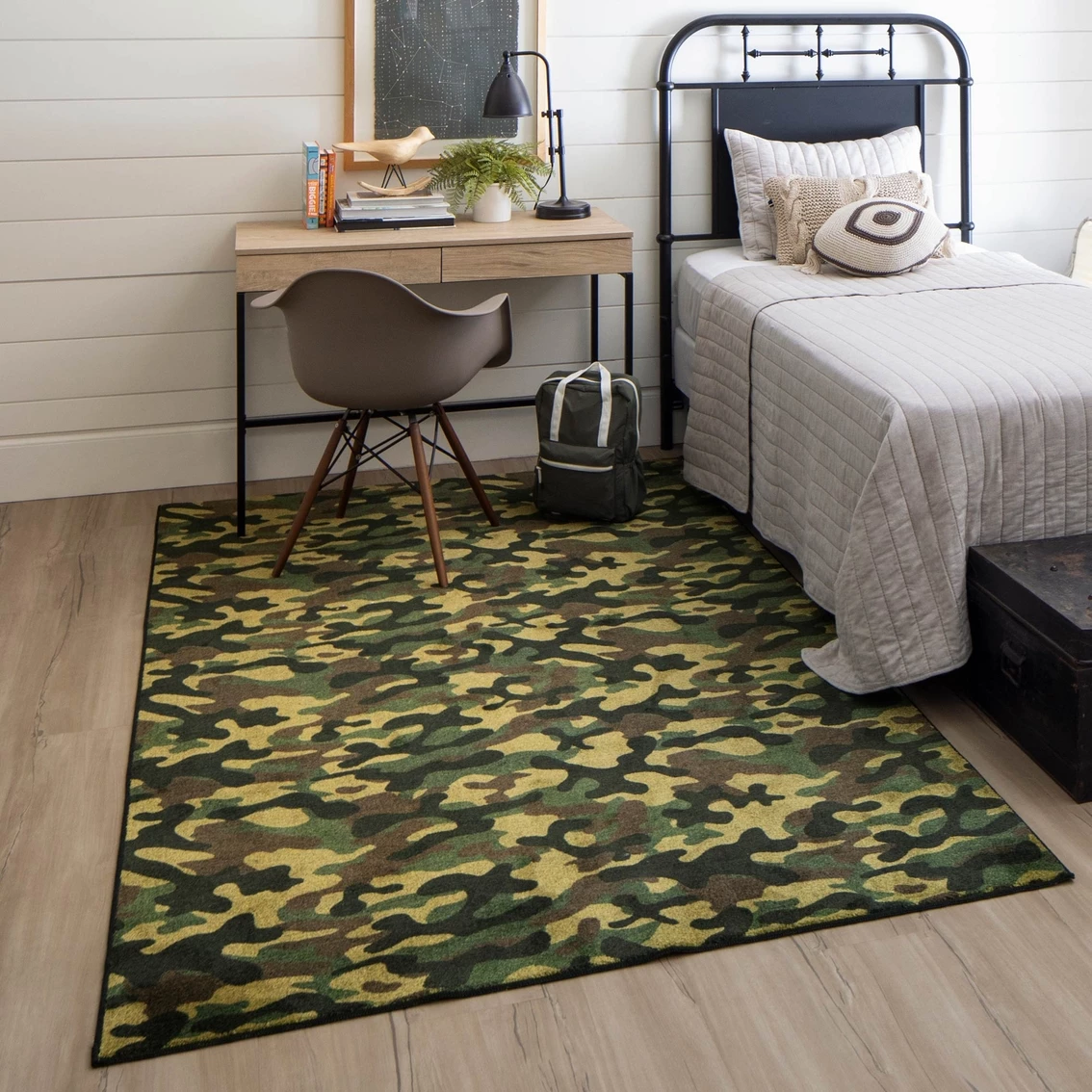 Buy ???? Mohawk Home Camouflage Black Area Rug ⭐ 7 Buy ???? Mohawk Home Camouflage Black Area Rug ⭐ - Image 5